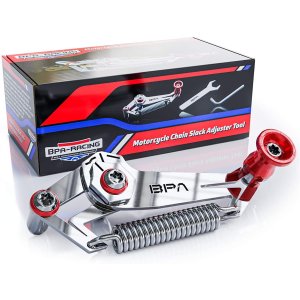 BPA-Racing Motorrad Ketten-Spiel Einstell-Werkzeug Rot