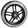 AO Stunt-Scooter Rolle spoked 120mm schwarz/PU schwarz