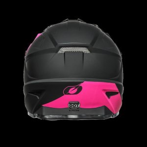 ONeal 1Series Motorradhelm solid schwarz/pink M (57/58cm)