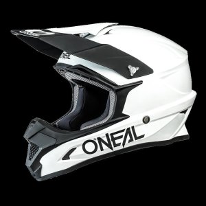 ONeal 1Series Motorradhelm solid wei&szlig; L (59-60cm)