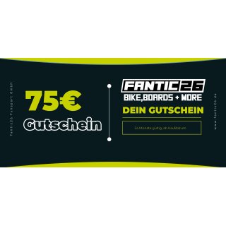Gutschein 75 Euro