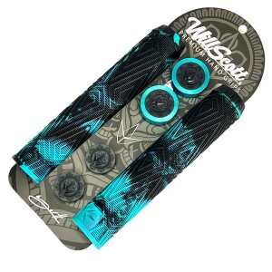 Blunt Stunt-Scooter Griffe 170mm Will Scott Schwarz/Türkis