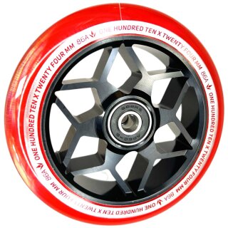 Blunt Stunt-Scooter Rolle Diamond 110mm Schwarz/PU Smoke Rot