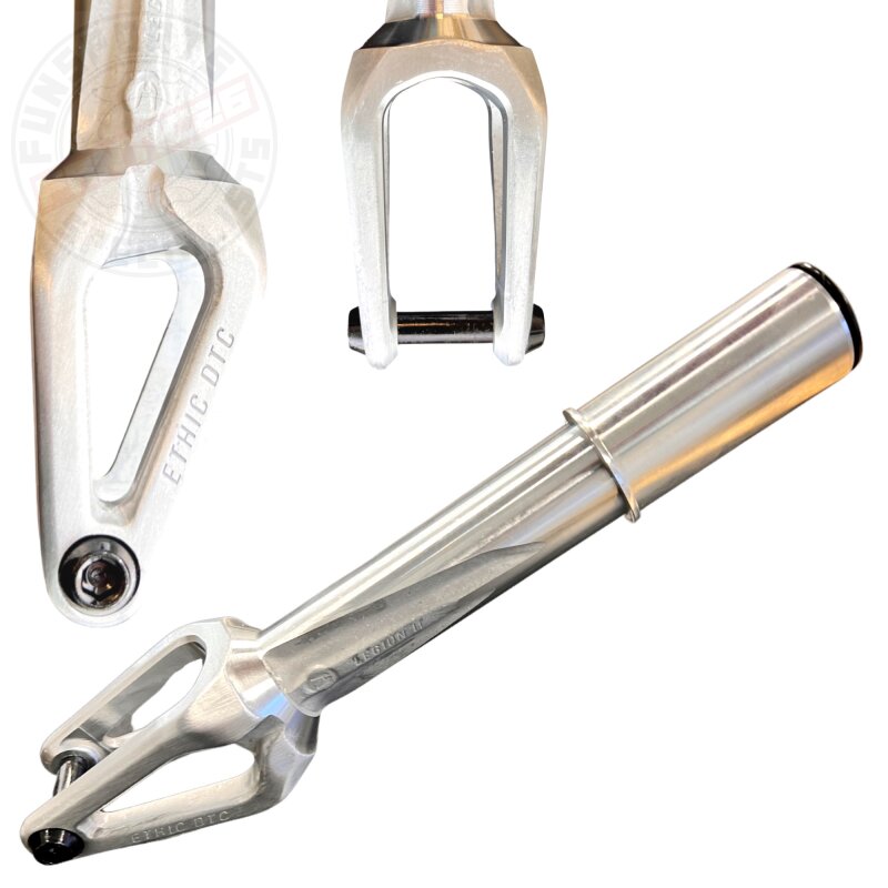 Ethic DTC Legion V2 Stunt-Scooter Gabel HIC Silber