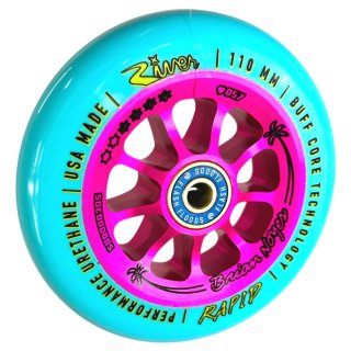 River Rapid 110mm Stunt-Scooter Rolle (Brian Noyes) Pink/PU Türkis