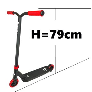 Chilli Pro Base S Stunt-Scooter H=79cm Schwarz/Rot