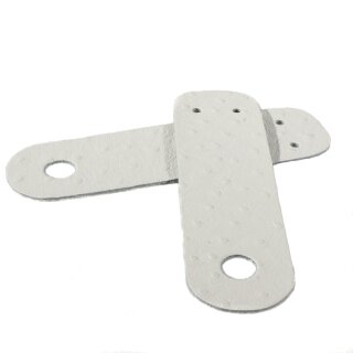 Luna Skates Toe Guards Rollschuh Vorderkappenschutz Weiß