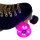 Luminous Rollschuh LED Rollen (4Stück) 62mm 85a Glitter Pink
