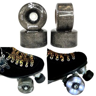 Luminous Rollschuh LED Rollen (4Stück) 62mm 85a Night Sky