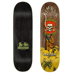 Creature Skateboard-Deck Kimbel Heist 9 x 33 Braun
