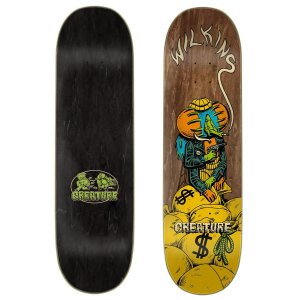 Creature Skateboard-Deck Wilkins Heist 8.8 x 32.5 Braun