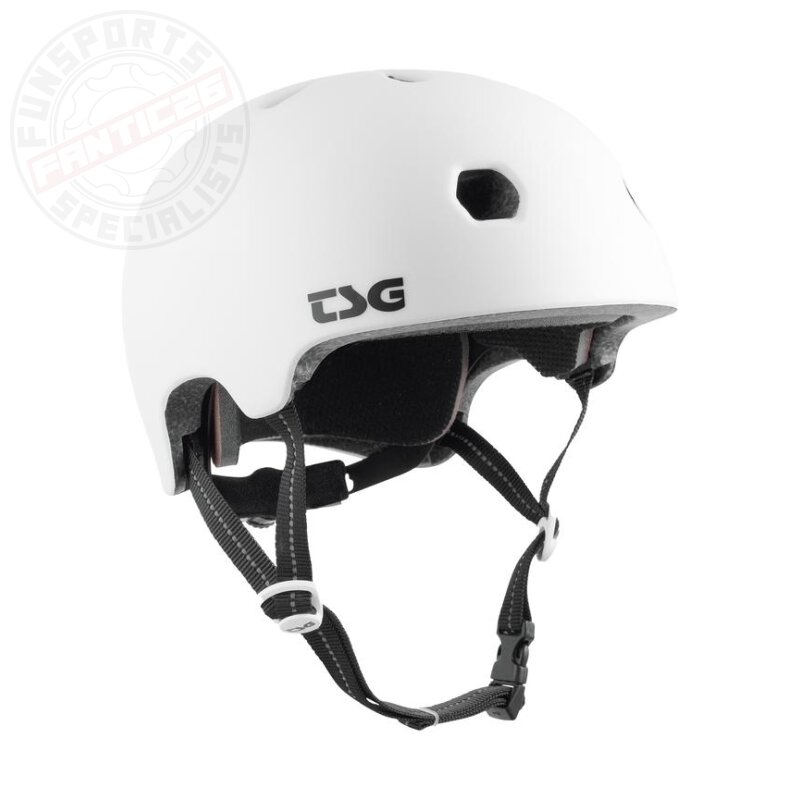 TSG Meta Helm Solid Color Satin Weiß XXS/XS (52-54cm)