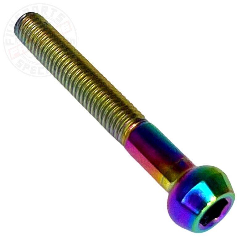 M5 Titan Kugelkopf Schraube für Sattelstützen M5 x 35 Neochrom