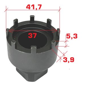 Lockringtool Kettenblatt Nuss für Bosch Gen.3, Gen 4, Performance CX , Brose Drive S ,Yamaha