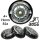 Supreme Rollers Venice Inliner Skate Rollen 72mm 82A Silber (4er Set)