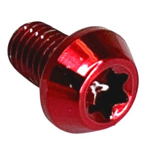 Titan M5x8 Torx Disc SL Schrauben (12er Set) Rot