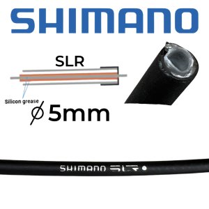 Shimano 1m Bremsaußenhülle SLR 5mm schwarz