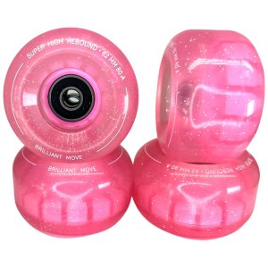 Luna Skates 4er-Set Ersatz-Rollen 62mm 80A Pink