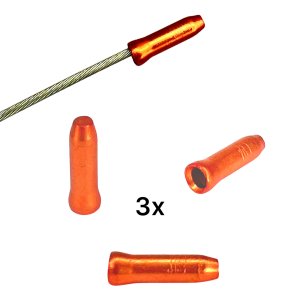 Var Endkappe f&uuml;r Schaltungszug 2mm Orange (3 Stk.)
