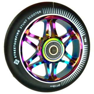 Street Surfing 10 Spoked Stunt-Scooter Rolle 110mm Neochrom