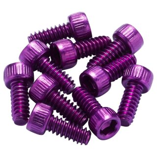 Reverse Escape Pro Pedal Pin Set 16 Stück  für ein Pedal Lila