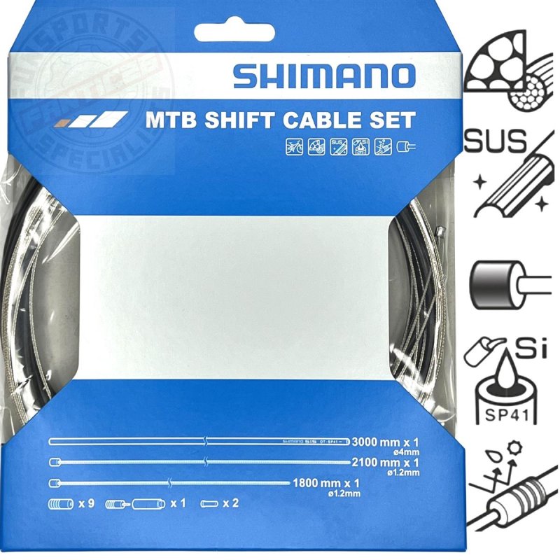 Shimano Schaltkabel-Set MTB OT-41 Schaltzug schwarz 3.000 mm 