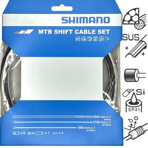 Shimano Schaltzug-Set MTB Edelstahl OT-41 Schwarz