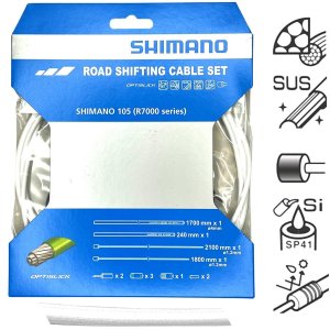 Shimano Schaltzug-Set Road OT-SP41 Optislick weiss