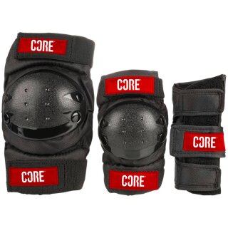 Core Junior Protektoren Set ab 5-6J Schwarz XS