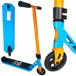 Double Five 55 Stunt-Scooter H=80cm Orange/Blau
