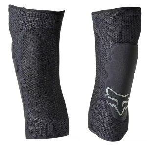 Fox Enduro Knee Sleeve Knieschoner schwarz / Logo grau S