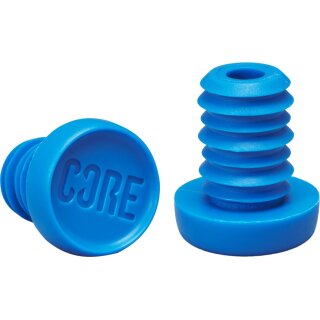 Core Barends Plugs Stunt-Scooter / BMX Stahl / Titan Lenker-Stopfen (1 Paar) hell Blau