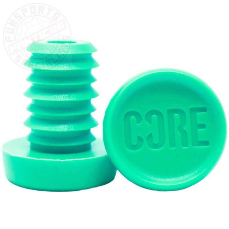 Core Barends Plugs Stunt-Scooter / BMX Stahl / Titan Lenker-Stopfen (1 Paar) Türkis