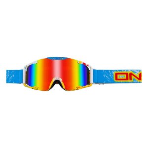 ONeal Goggle B2 RL MX Brille Spray Blau/Radium