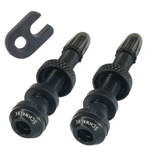 Schwalbe Tubeless UST Schlauchloses Alu Fahrrad französisches Ventil 40mm (2er Set)