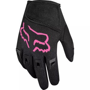 Fox Kids Dirtpaw Handschuhe Schwarz/Pink Kinder-M