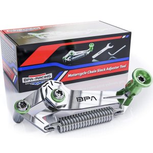 BPA-Racing Motorrad Ketten-Spiel Einstell-Werkzeug Grün
