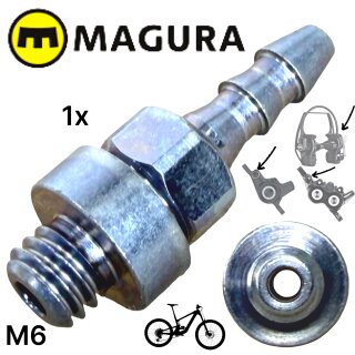 1x Magura M6 Entlüftungsanschluss Service Befüllstutzen Fitting HS, MT