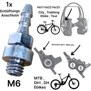1x Magura M6 Entlüftungsanschluss Service...
