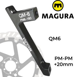 Magura Bremsscheiben Adapter QM6 PM 160-180 +20mm