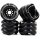 Shark Wheels Megalodon Longboard Rollen 95mm/78A (4er Set) Schwarz