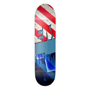EMillion Skateboard Deck Divide 8.0 x 31.5  Hellblau