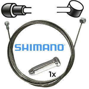 Shimano Bremszug MTB Tonne/Walzennippel Stahl 1,6mm x 2050mm, lose, 2