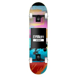 EMillion Complete Skateboard Heavy Block 8" x 31,5" blau/lila
