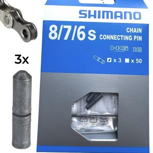 Shimano Kettennietstifte für 6 7 8-fach Ketten (3er...