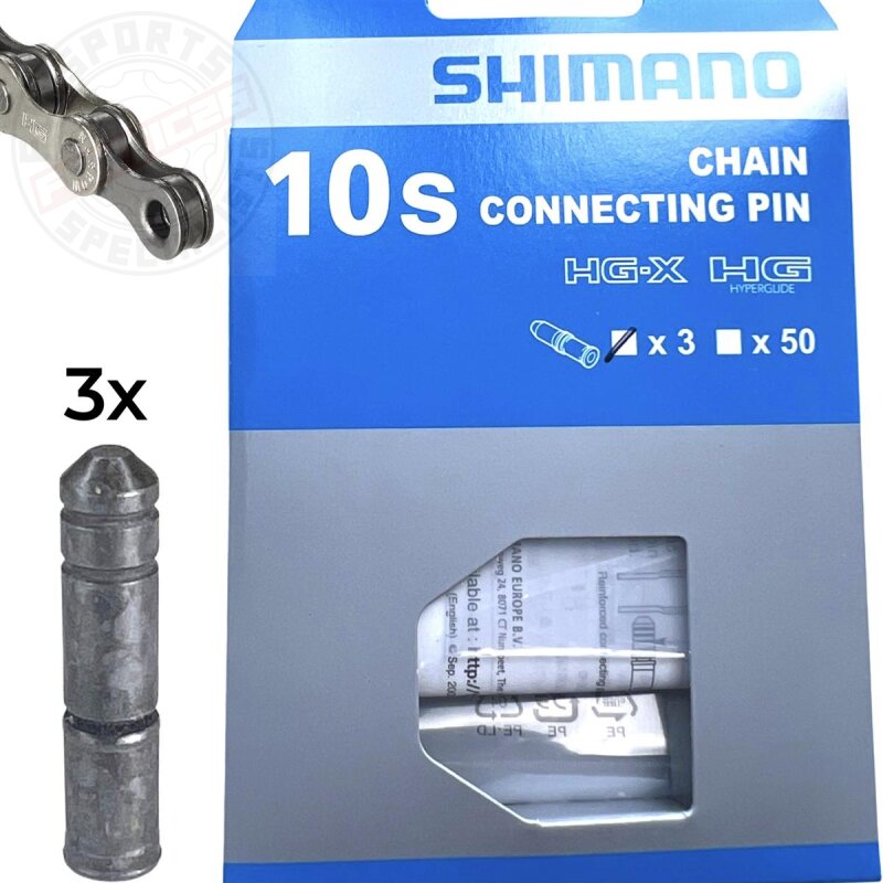 Shimano Kettennietstifte für 10-fach Ketten (3er Pack) verpackt