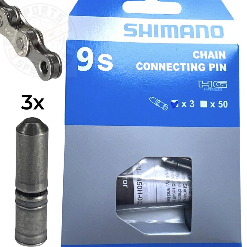 Shimano Kettennietstifte HG für 9-fach Ketten (3er Pack) verpackt