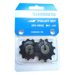 Shimano Rennrad Schaltwerk Ersatz Schaltrollensatz Jockey Wheels 105 (RD-5800) GS