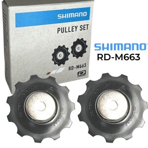 Shimano Fahrrad Schaltwerk Ersatz Schaltrollensatz Jockey...