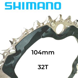 Shimano MTB Kurbel Ersatz Kettenblatt DEORE SLX FC-M670 32T Schwarz